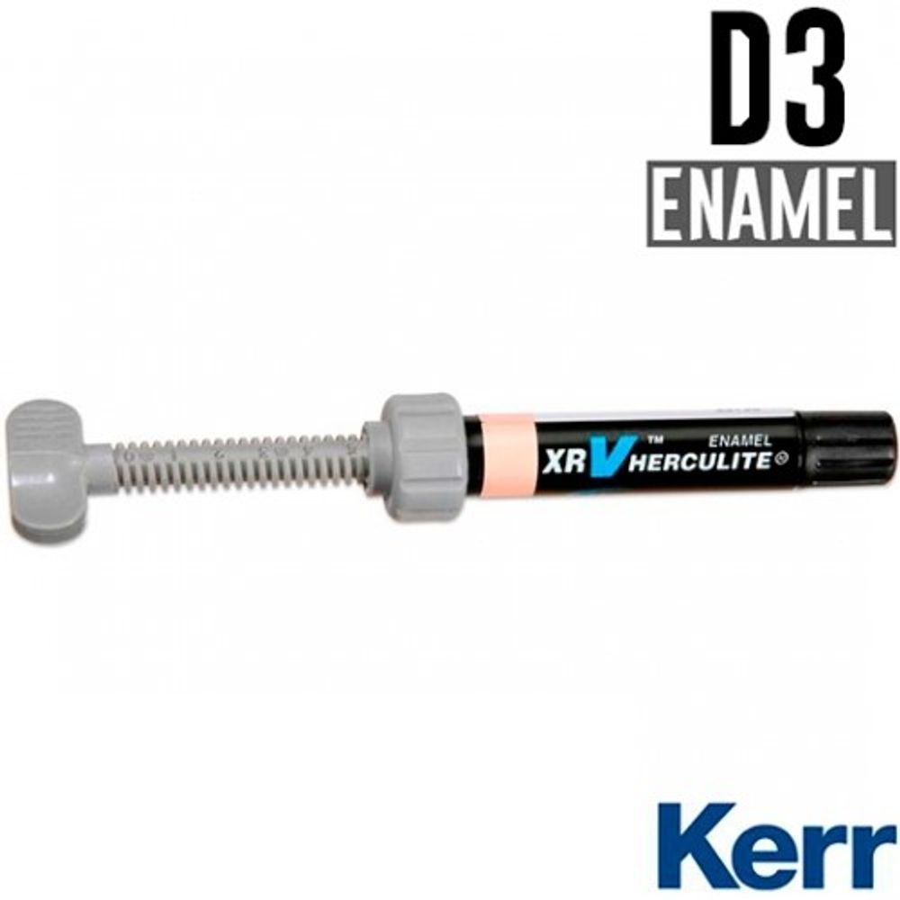 Herculite XRV Enamel D3, шприц (5гр), микрогибридный композит