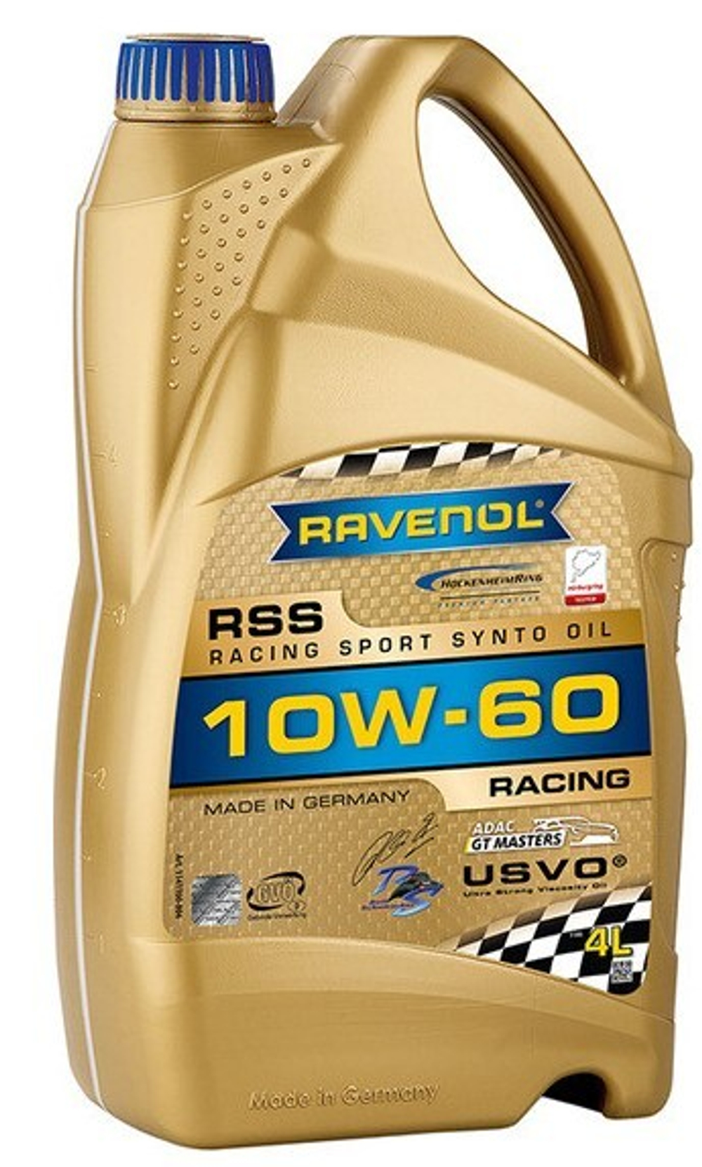 Масло Ravenol 10W-60 RSS гоночное синтетическое 4л / 10W60