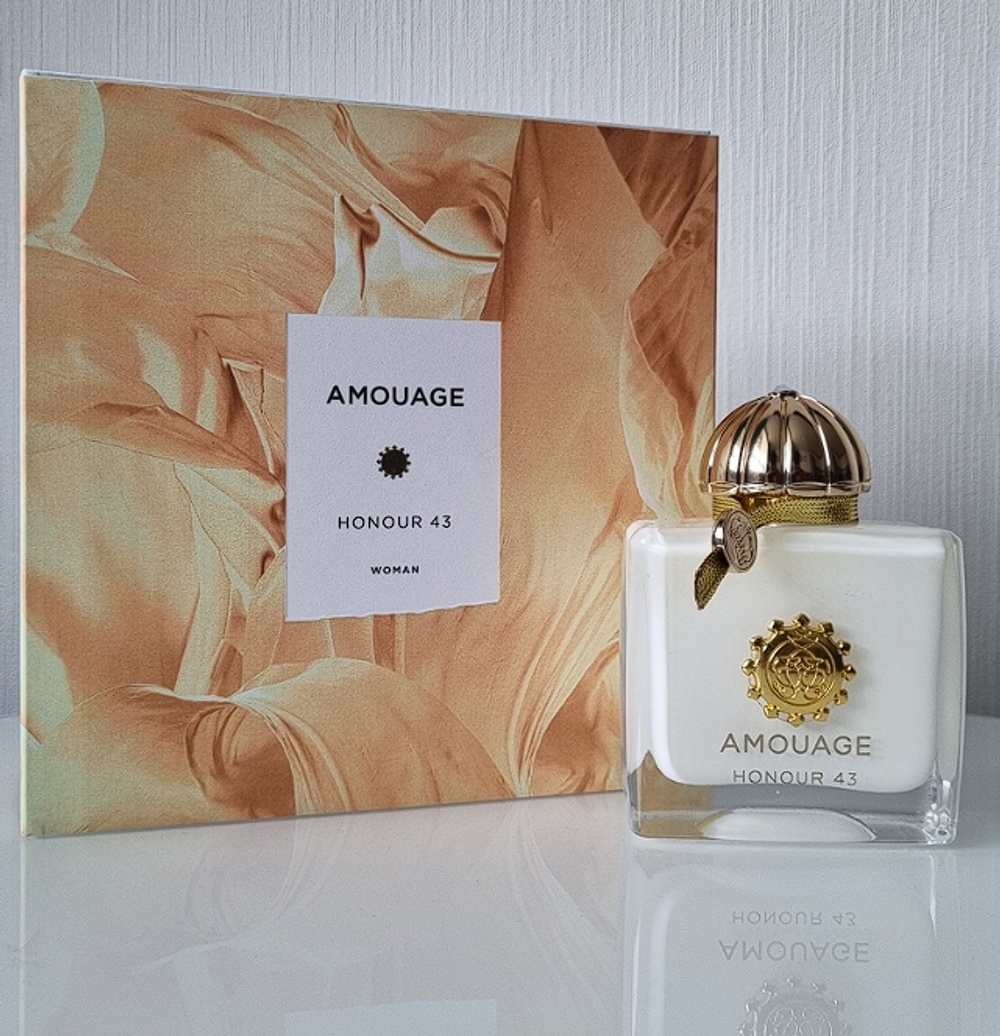Amouage Honour 43 Woman 100 ml (Коробка парфюма без слюды, парфюм новый, распаковка для фото)