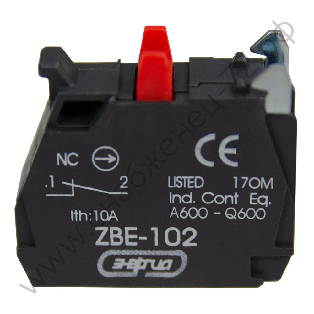 Контакты дополнительные к кнопкам и переключателям Энергия ZB