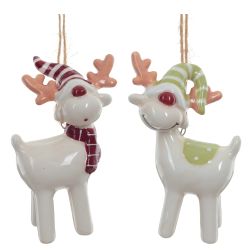 GAEM Украшение новогоднее "Олень", L4,5 W3,5 H7,5 см, 2в.