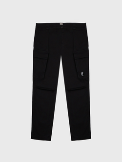 Брюки C.P. Company Sateen Stretch Sateen Loose Cargo Black