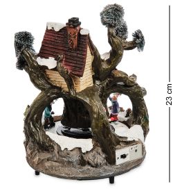 XM-713 Музыкальная новогодняя миниатюра с подсветкой