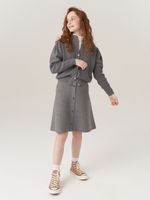 Кардиган для девочки AT1058 серый