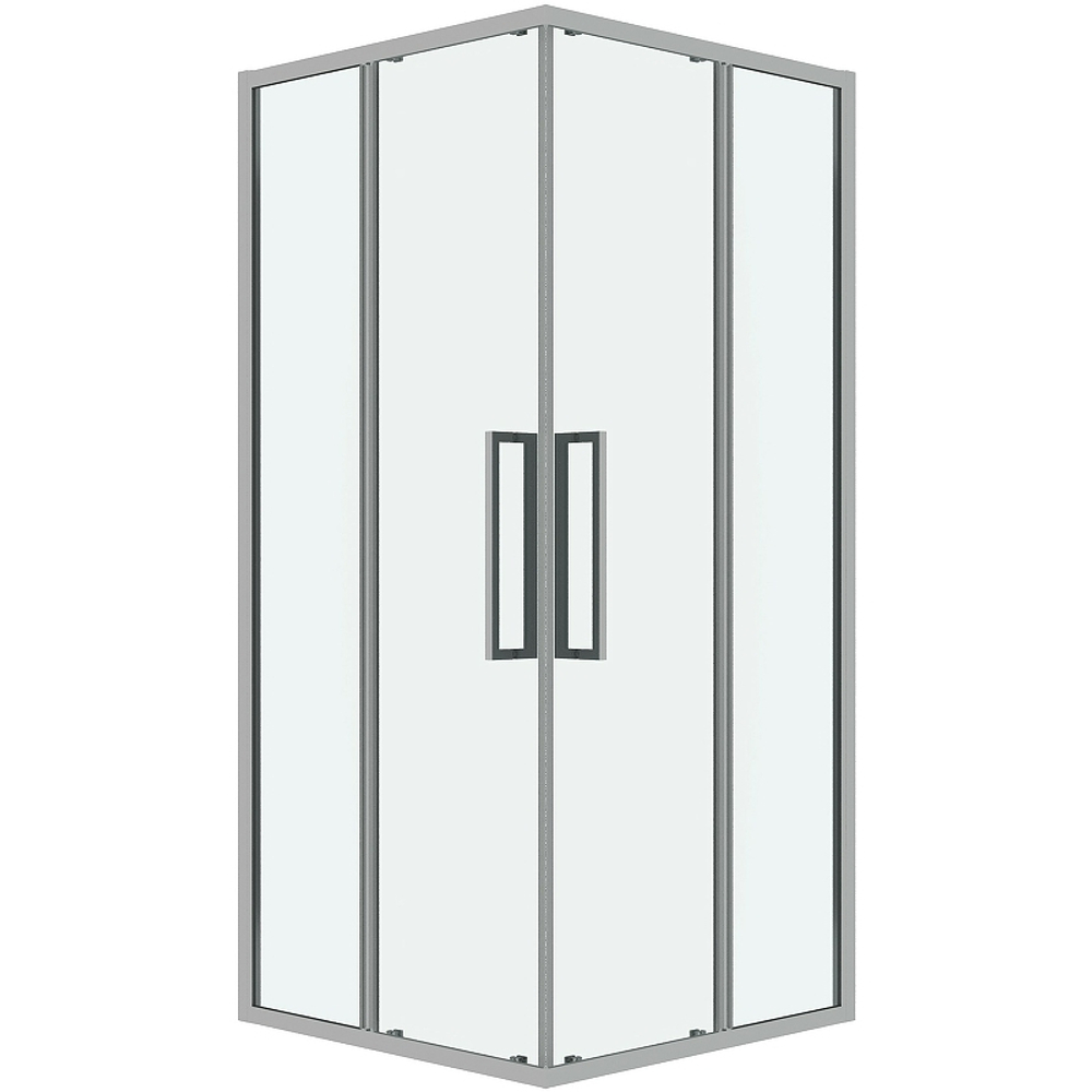 Душевой уголок Grossman Cosmo 80х80 300.K33.02.8080.10.00 профиль Хром стекло прозрачное