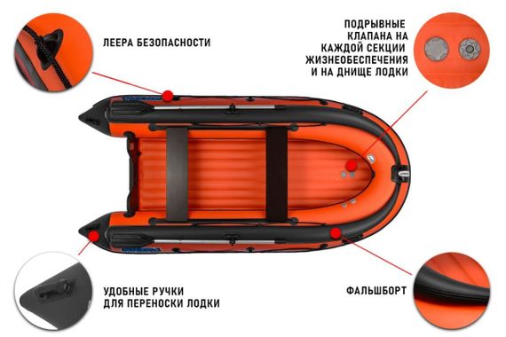 Лодка ПВХ STORMLINE Air Sea King 430 (2024)
