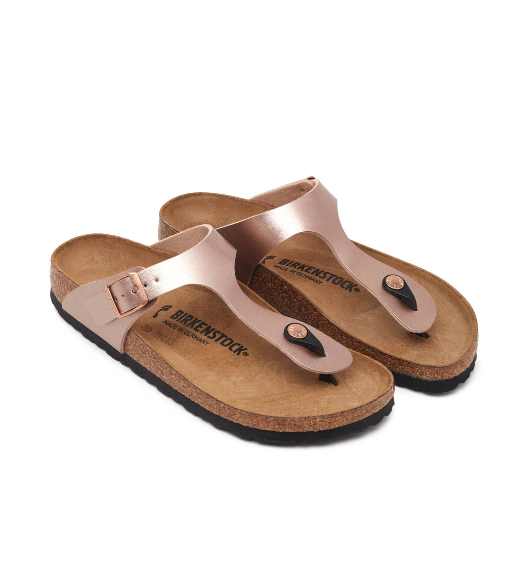 Кожаные вьетнамки Gizeh BF Birkenstock - розовое золото(1023925)