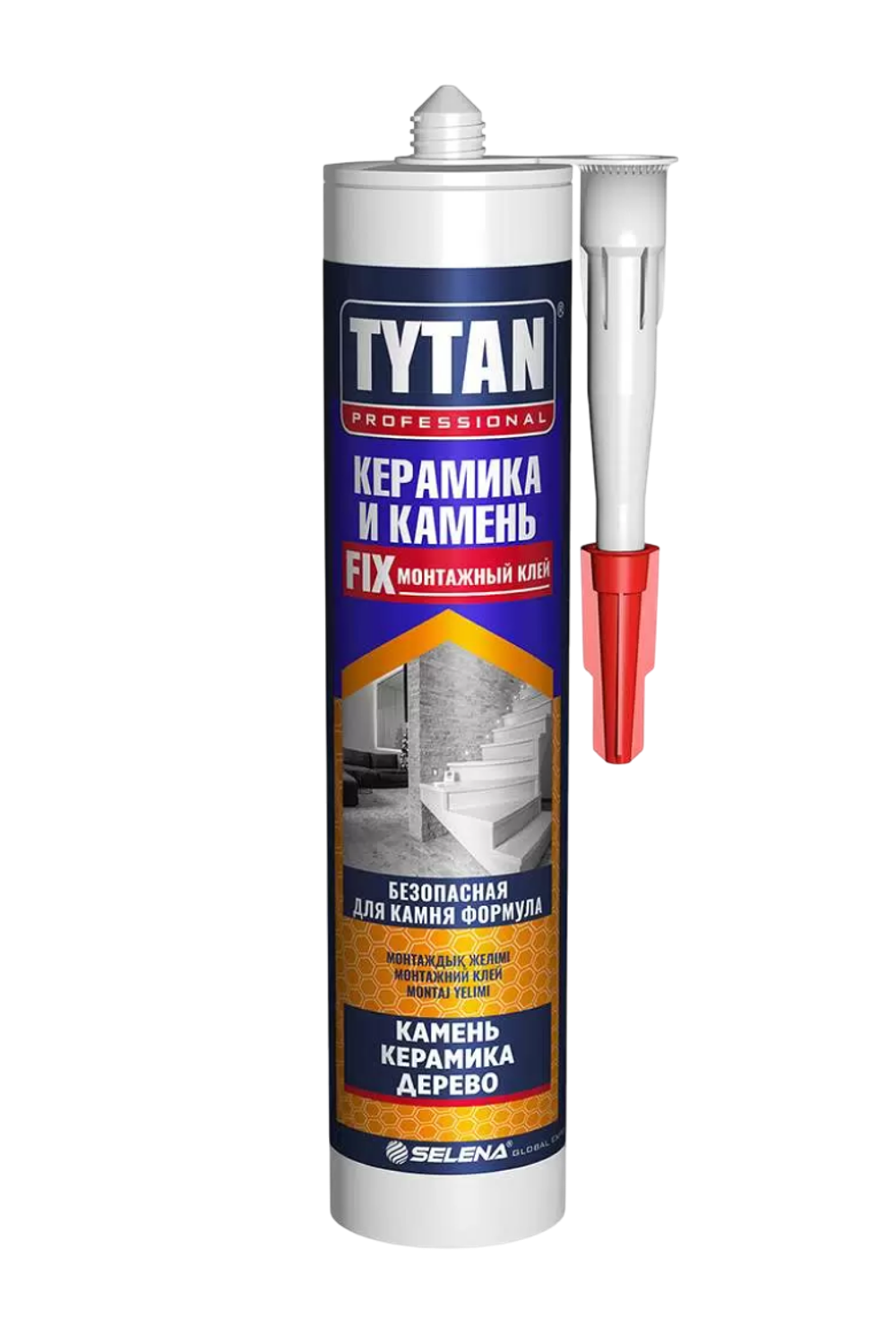 Клей монтажный для камня и керамики акрил.белый 310мл. "TYTAN PROFESSIONAL"