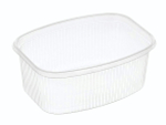 Контейнер 500мл для заморозки БЕЗ КРЫШКИ 139*102мм ребристый (50шт) (крышка 453367/454344)