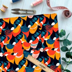 Ткань премиум флис фантазийный возглас