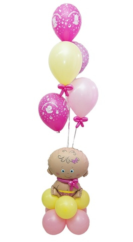 Воздушный сет на выписку девочки