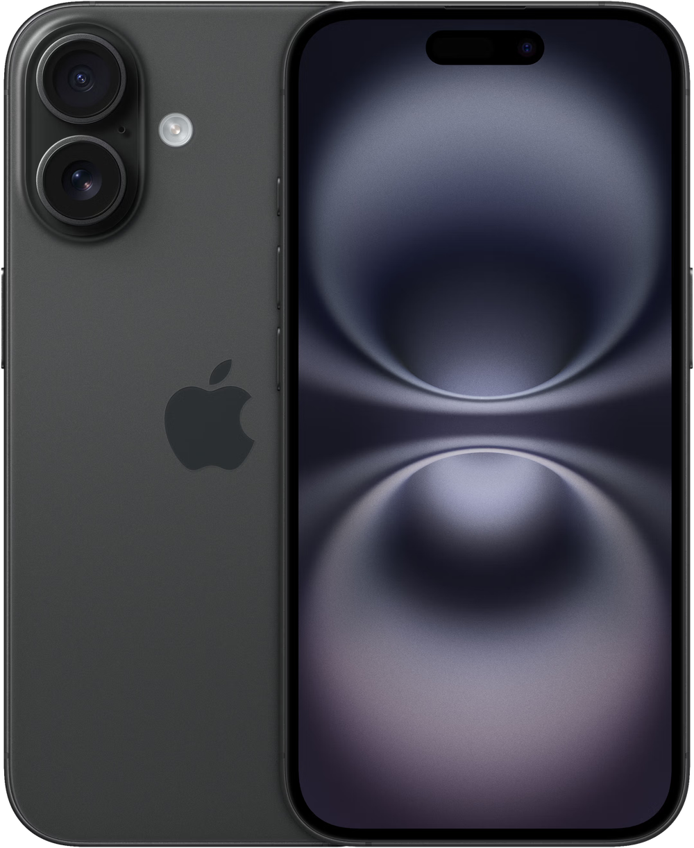 Смартфон Apple iPhone 16 128 ГБ, Dual: nano SIM + eSIM, черный