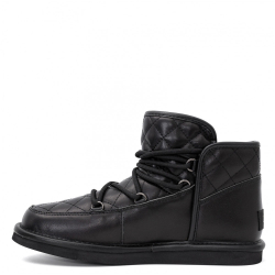 UGG Lodge Mini Leather Black