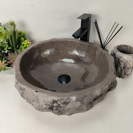 Раковина из мрамора Erozy Grey EM-64973 45*44*16 0887