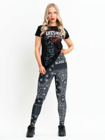 Лосины женские спортивные леггинсы модные