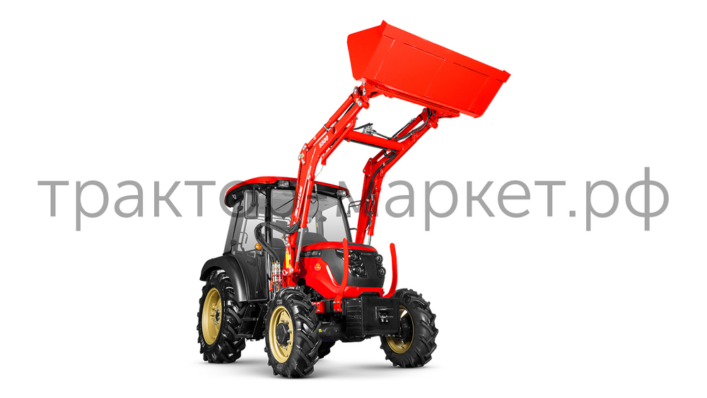 Фронтальный погрузчик Solis | Солис (50 HP/Cabin/4x4/8F+2R/12F+12R) Челюстной ковш (4 in 1 bucket)