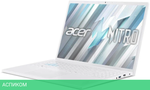 Ноутбук Acer Nitro Lite 16 Core i7 13620H 16Gb SSD512Gb NVIDIA GeForce RTX4050 6Gb 16" IPS WUXGA (1920x1200) без ОС white WiFi BT Cam (NH.D26CD.002)