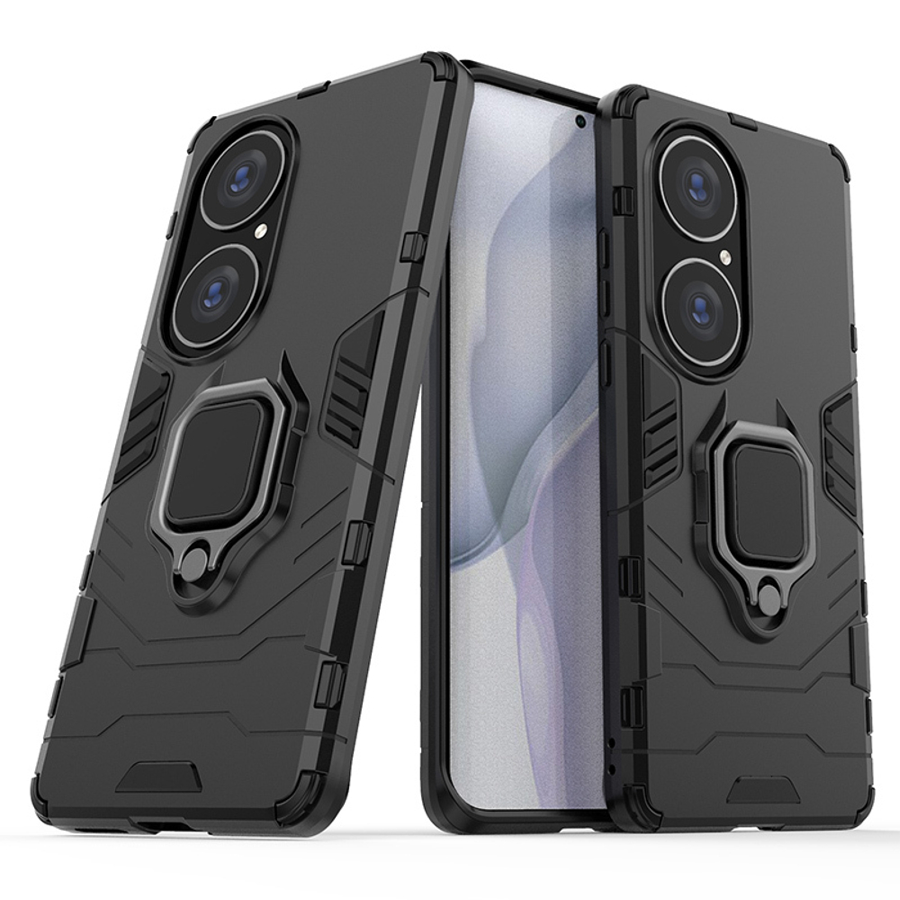 Противоударный чехол с кольцом Panther Case для Huawei P50 Pro