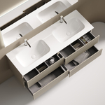 Тумба подвесная Sancos Snob R c двумя ящиками 690х445х500, Beige Soft, SNR70CE