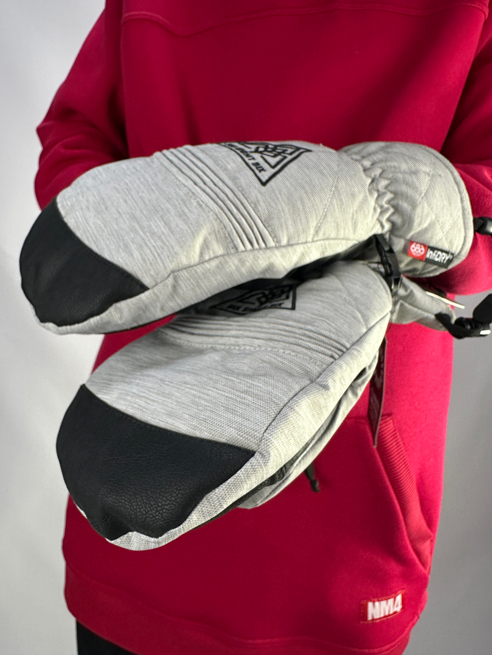 686 варежки ж WMNS JUBILEE MITT (FW) (WHITE HEATHER)