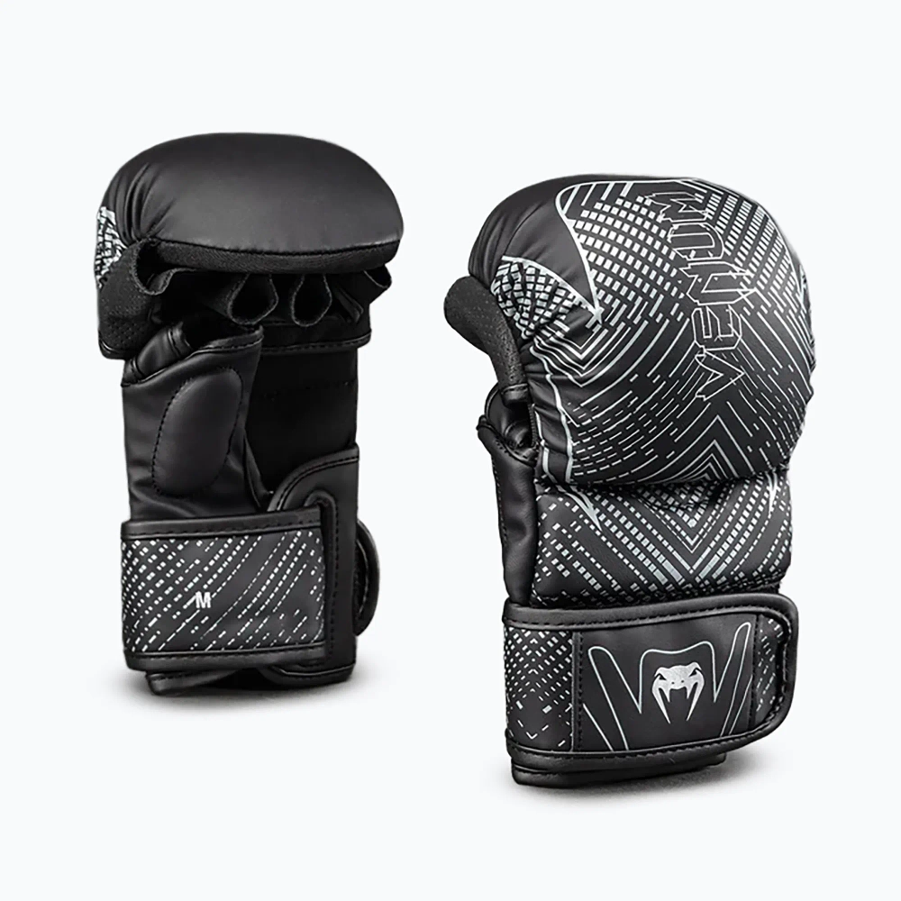 Перчатки MMA Venum Midnight Fury Sparring black/grey/silver