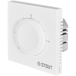 Термостат универсальный механический STOUT (цвет белый)