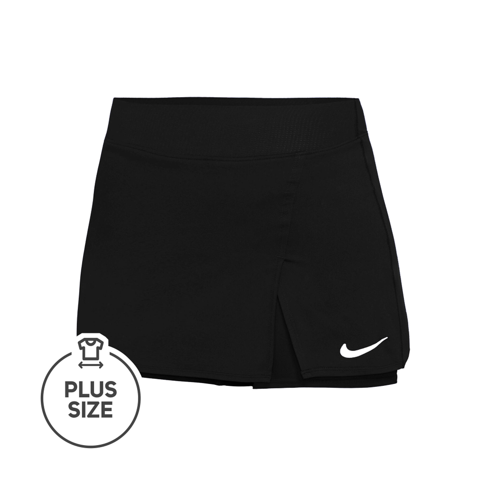 Женская теннисная юбка Nike Court Victory STR Plus Size Skirt Women - Black, White
