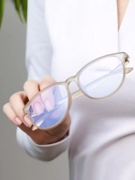 Очки для компьютера имиджевые защитные прозрачные нулевки