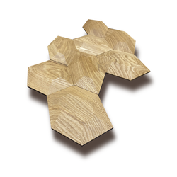 Деревянная мозаика для стен Wood Mosaic Рубин