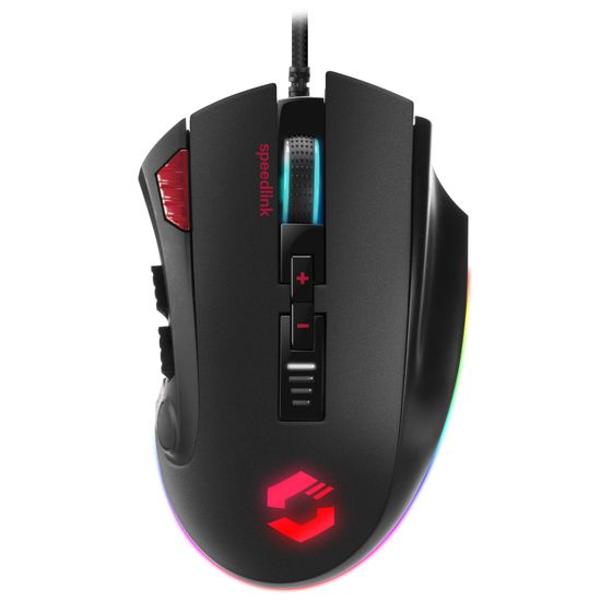 PC Мышь проводная Speedlink Tarios RGB Gaming Mouse black (SL-680012-BK)