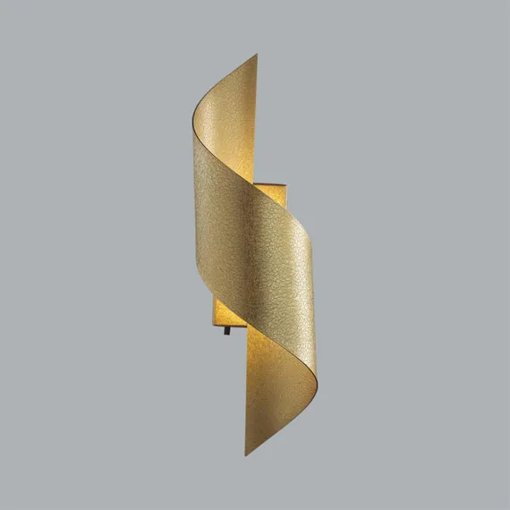 7099/6WL HIGHTECH ODL25 257 Настенный светильник gold ice crack металл/акрил IP20 LED 6W 3000K/4000K тумблер на корпусе 220-240V BOCCOLO