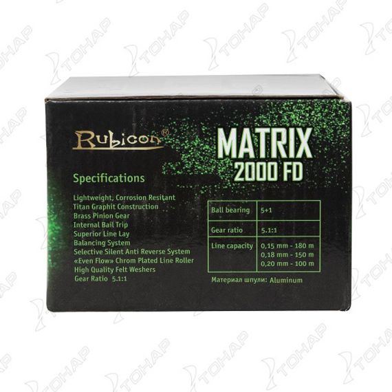 Катушка Matrix 5+1BB 2000 FD RUBICON