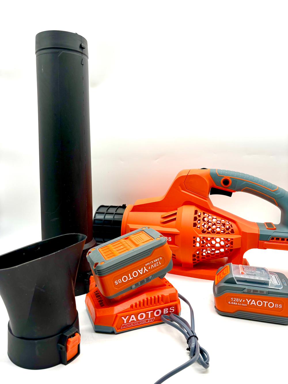 Воздуходувка Yaoto BS, аккумуляторная, мощность 680 Вт, 2 аккумулятора