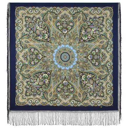 Павловопосадский платок Женское счастье 1906-14