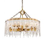 Люстра KG1102P-8A brass
