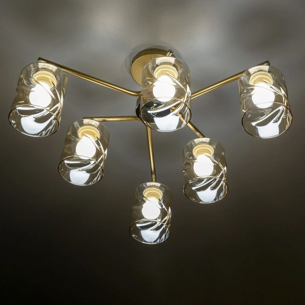 Citilux Клод CL137162 Люстра потолочная Золото