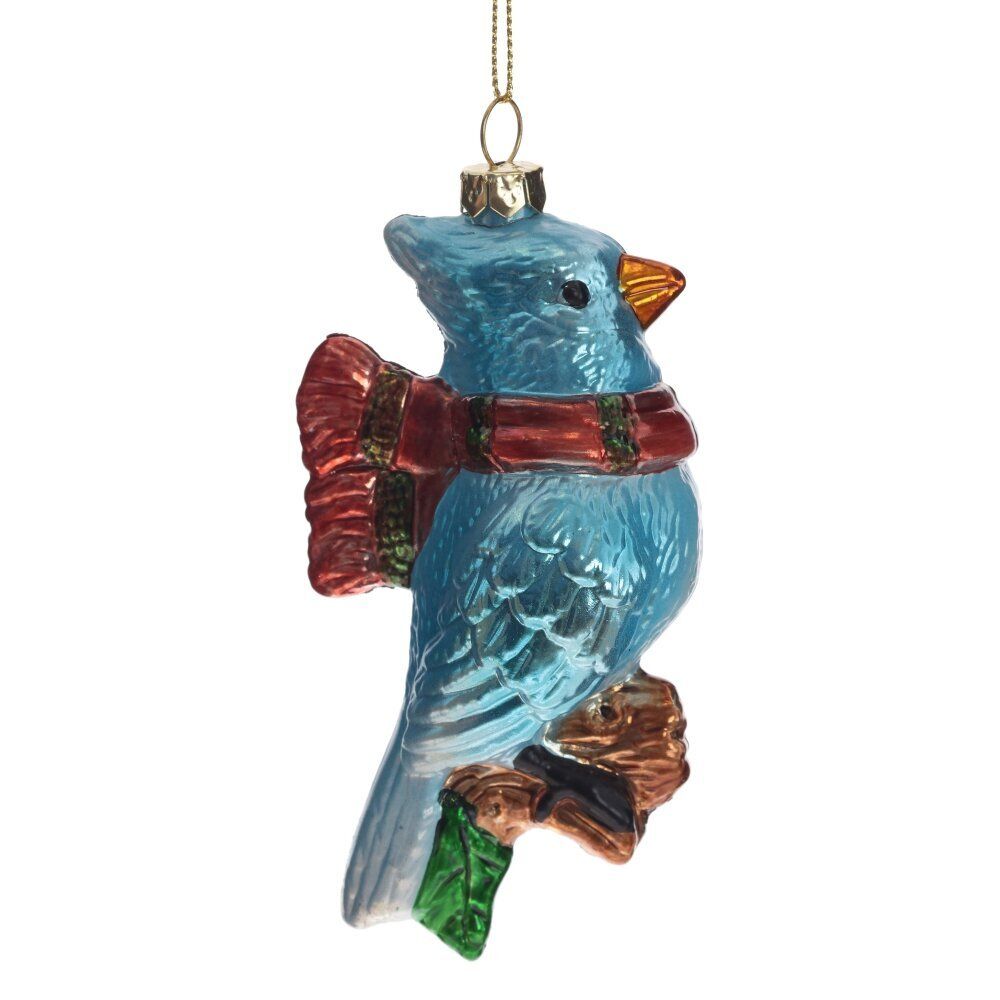 GAEM Украшение новогоднее "Птичка", L8 W5 H13 см, 4в.