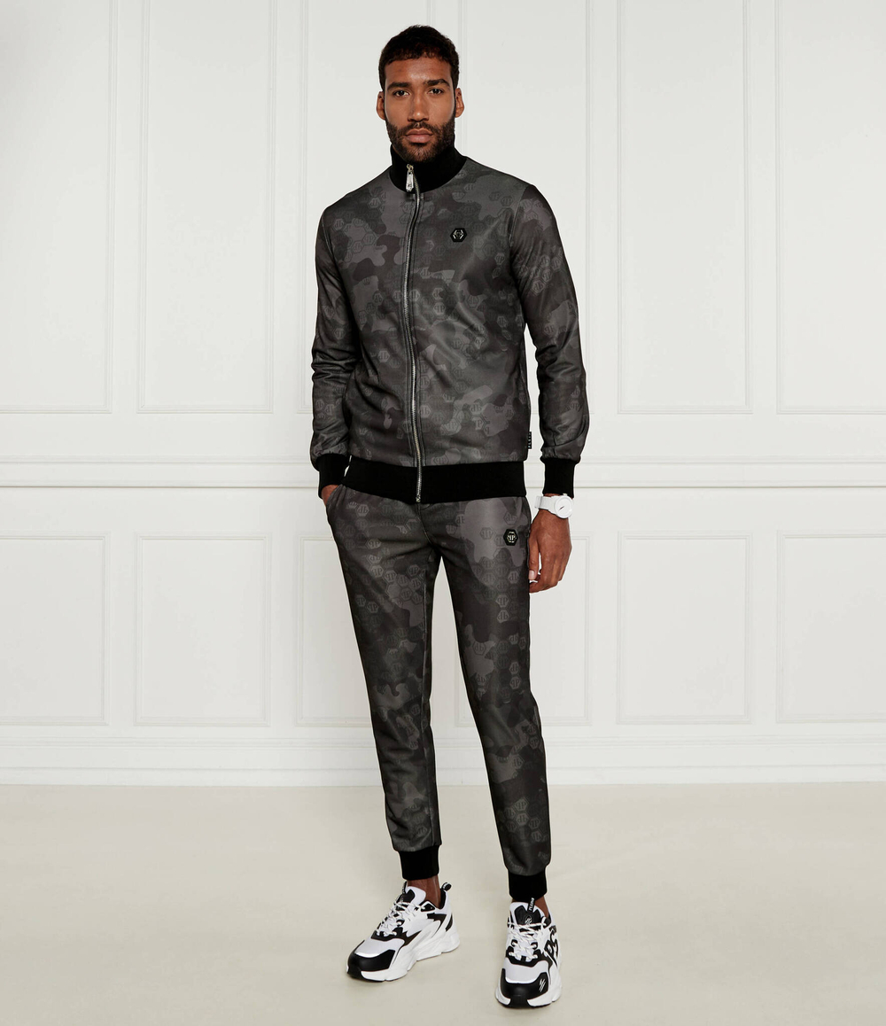 Спортивный костюм Philipp Plein - графитовый (MJJ0796 PTE003N)