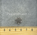 Шапочки люкс (Корея) Снежинка со стразами 0133