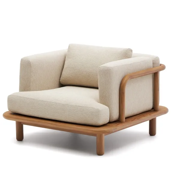 Кресло Turqueta из массива тика