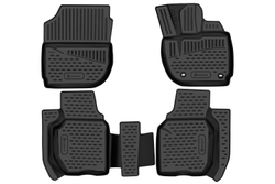 Коврики в салон для HONDA Fit (III, IIIr) 2013-2021, правый руль хэтчбек, 4 шт. (полиуретан) ELEMENT3D1843210K