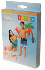 Нарукавники для плавания надувные Intex Делюкс 30х15 см, 2 шт, оранжевые, 58641