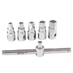 AFFIX (AF10348012C) Набор насадок для пробок слива масла, кейс, 12 предметов