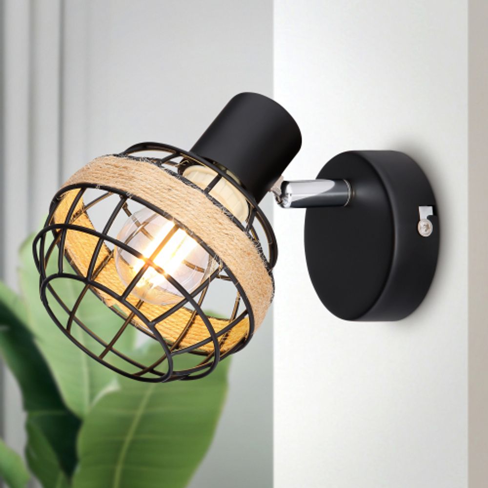 Светильник настенно-потолочный спот Rivoli   7033-701 1 х E14 40 Вт поворотный