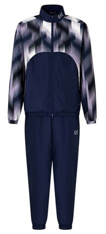 Мужской теннисный костюм EA7 Man Woven - небесный