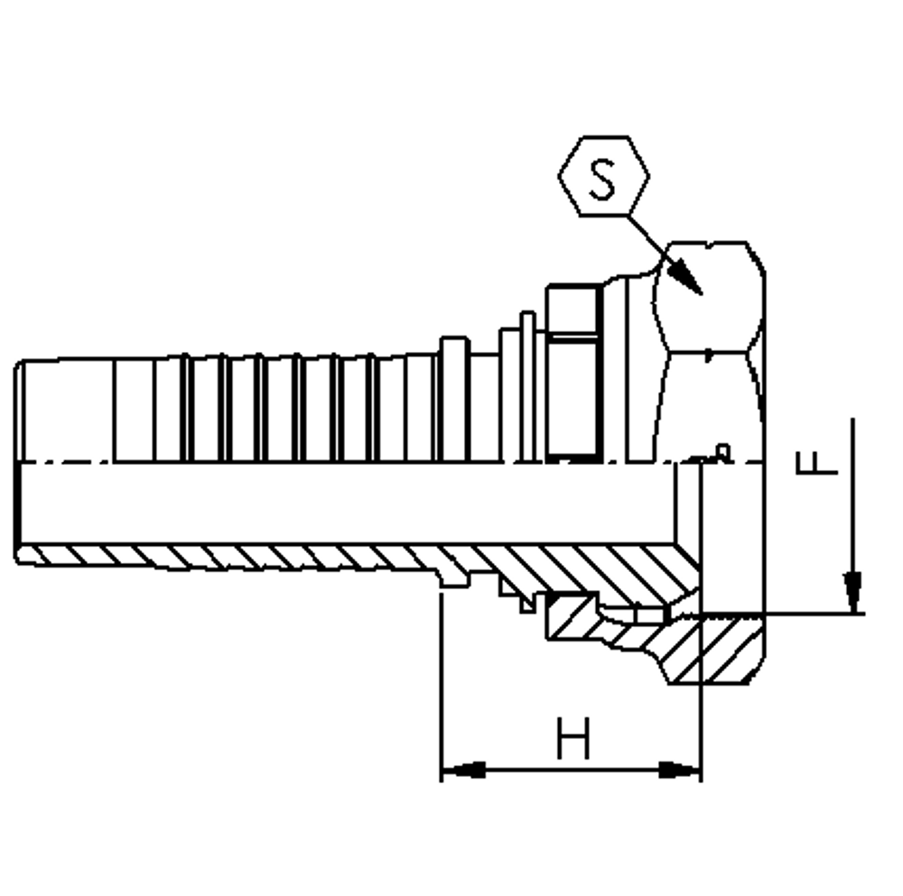 Фитинг DN 12 DKM (Г) 24x1.5