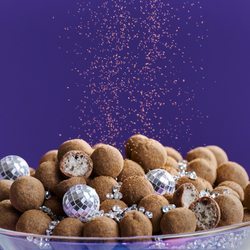 Хрустящие рисовые шарики в шоколаде 70гр со вкусом банана