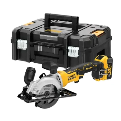 DeWalt DCS571P2 аккумуляторная дисковая пила (2 x 5 Ач, ЗУ)
