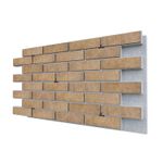 Негорючая термопанель ППС PRO Beryoza Ceramica Akita Бежевый 0,612 м², 1020x600 мм