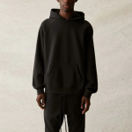 Толстовка Fear of God Essentials SS21 Pull-Over Hoodie Stretch Limo Logo, FOG-SS21-573